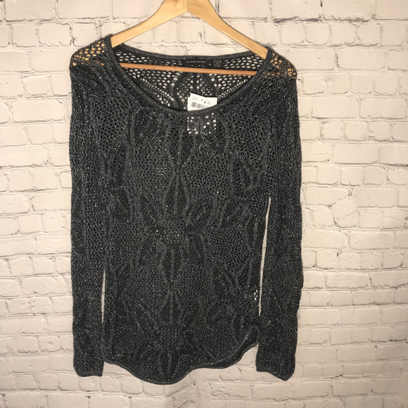 Tunique Femme Cable & Gauge Rouge Taille M - Col Scoop Embellie Manches 3/4 - NWT